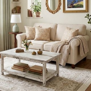 Mainstays 76" Rolled Arm Sofa, Cream
