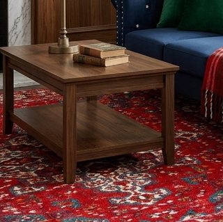 Mainstays Traditional Coffee Table, Walnut Finish