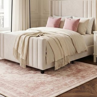 Peace Nest Linen Cotton Blend Duvet Cover Set, 3 Piece with Pillow Shams, Cream, Full/Queen 90"x90"