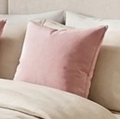 A1HC Pink Velvet Decorative Pillow Cover, 18 in. x 18 in. Hidden YKK Zipper (Pack of 2)
