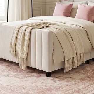 Knit Throw Blanket Cream - Threshold designed w/Studio McGee