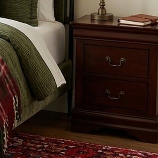 Crown Mark Louis Philip Cherry Night Stand
