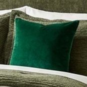 PAVILIA Emerald Green Decorative Throw Pillow Covers 20x20 Set of 2
