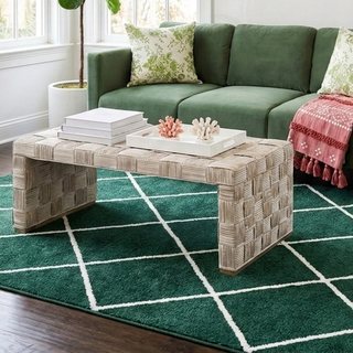 Adkin Coffee Table - White Washed - Safavieh