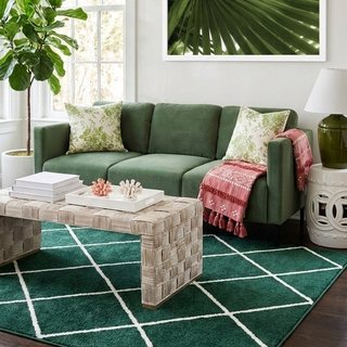 Better Homes & Gardens Wyatt Velvet Sofa, Sea Turtle