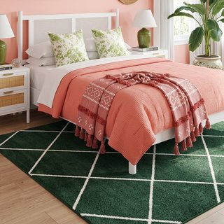 Full/Queen Double Cloth Quilt Melon Pink - Threshold