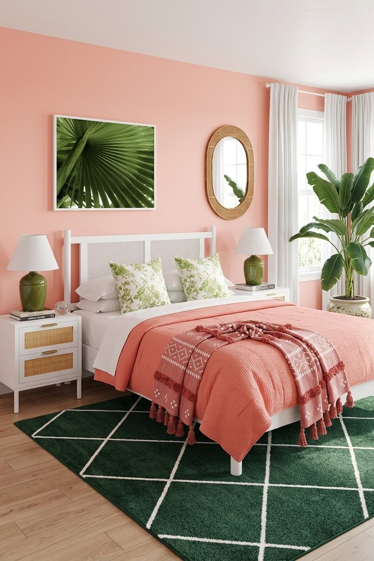 AI-generated Palm Beach bedroom: The Worth Avenue Bedroom